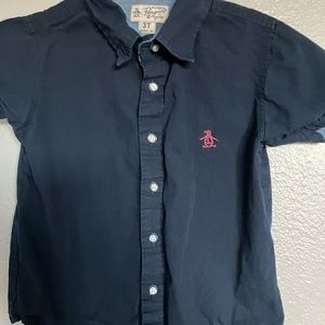 Penguin Brand Short Sleeve Button Up
